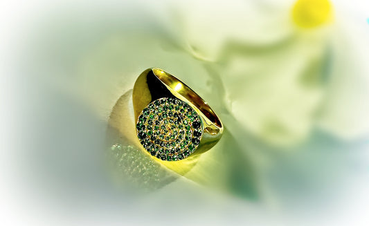 Cosmic Spiral Ring ~ 'Sweet Water'
