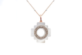 Load image into Gallery viewer, Eden Cross Chakana Necklace ~ PEARL