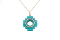 Load image into Gallery viewer, Eden Cross Chakana Necklace ~ AMAZONIA
