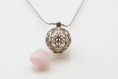 Load image into Gallery viewer, Crystal Locket ~ Silver Intention Ritual
