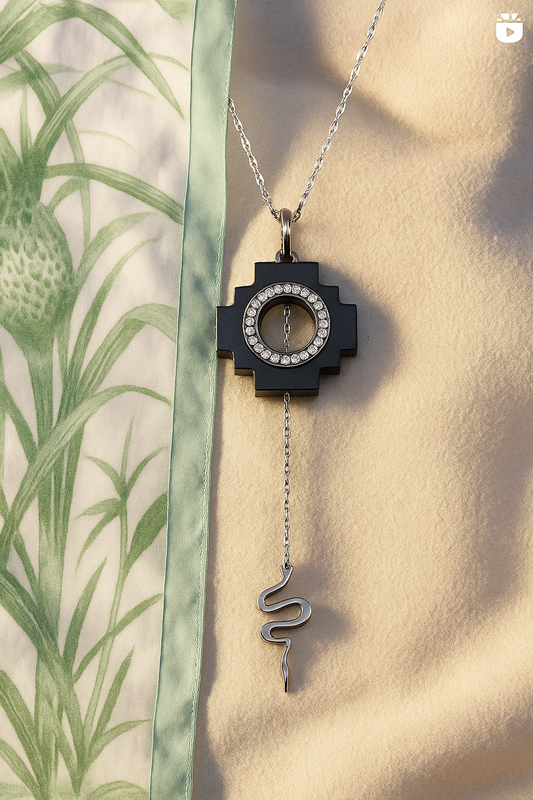 Eden Cross Necklace ~ ONYX