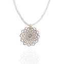 Load image into Gallery viewer, Sahara Lotus Necklace ~ Moonshine
